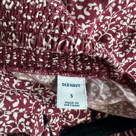 Old navy maroon midi dress - Picture 5 of 5